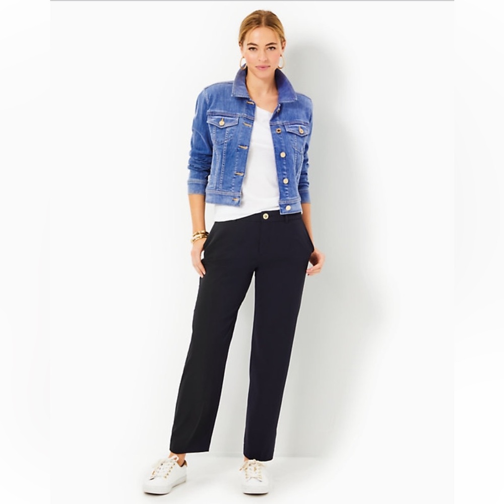 NWT Lilly Pulitzer Travel Trouser - Black